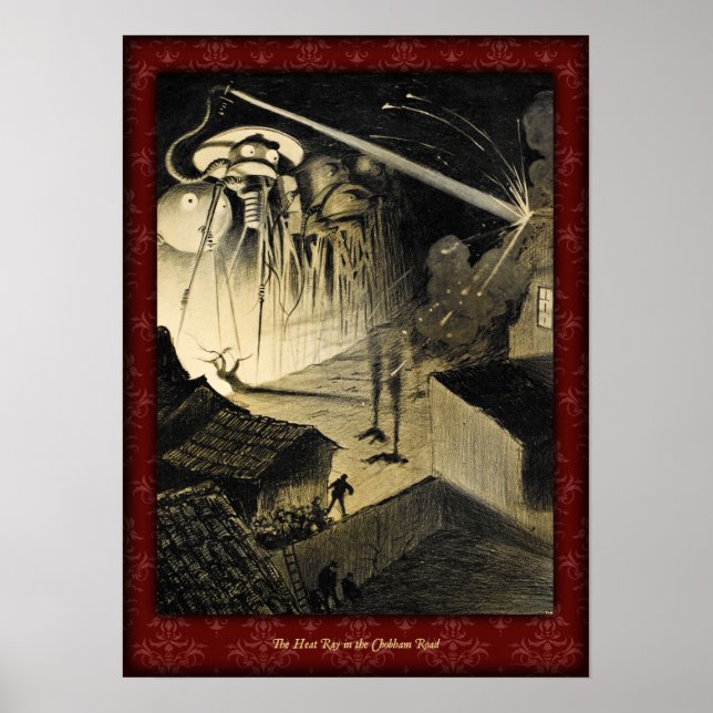 H G Wells War of the Worlds Poster 5 (Vorne)