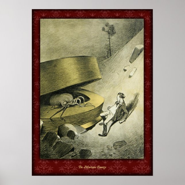 H G Wells War of the Worlds Poster 6 (Vorne)