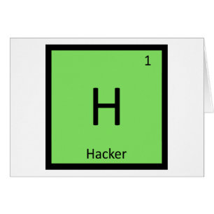H - Hacker Computer Chemie Periodensystem