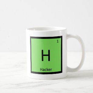 H - Hacker-Computer-Chemie-Periodensystem Kaffeetasse