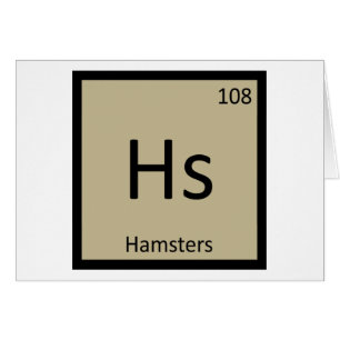 H - Hamster Chemie Periodensystem Element