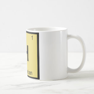 H - Hefeweizen Bier Chemie Periodensystem Kaffeetasse
