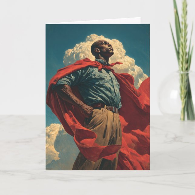 H) Hero-Vater Karte (Vorderseite)