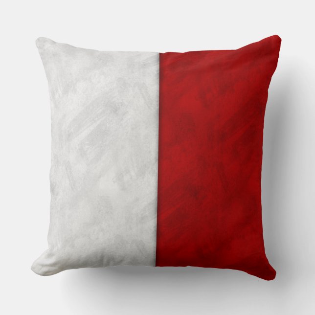 H Hotel Watercolor Nautic Signal Maritime Flag Kissen (Vorderseite)