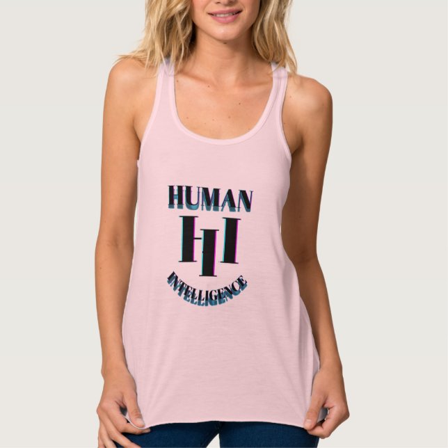 H I HUMAN INTELLIGENCE T - SHIRT (Vorderseite)