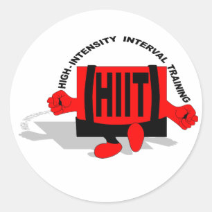 H.I.I.T Überspringen Runder Aufkleber