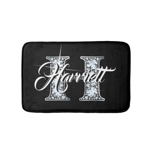 H Imitate Diamond Monogram Badematte (Vorderseite)