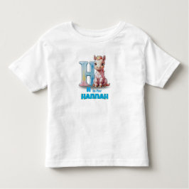 H is for Hannah – Custom Toddler Shirt