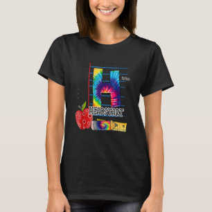 H ist für den ersten Tag der Schule für die Vorab- T-Shirt