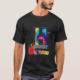 H ist für den ersten Tag der Schule für die Vorab- T-Shirt