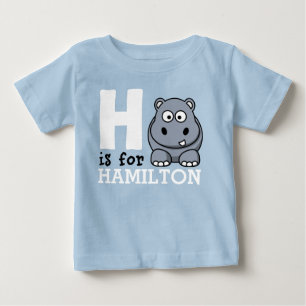 H ist für Flusspferd-u. Baby T-shirt