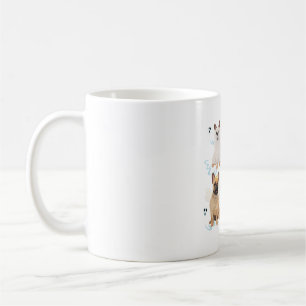 H ist für Halloween Frenchie Dog Kaffeetasse