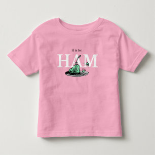 "H ist für HAM" Alphabet-Design Kleinkind T-shirt