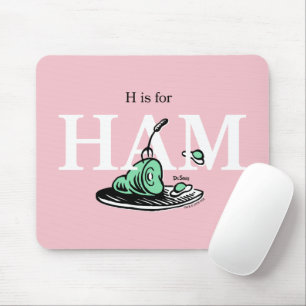 "H ist für HAM"   Alphabet-Design Mousepad