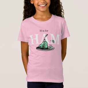 "H ist für HAM" Alphabet-Design T-Shirt