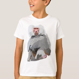 H ist für Hamadryas Baboon T-Shirt