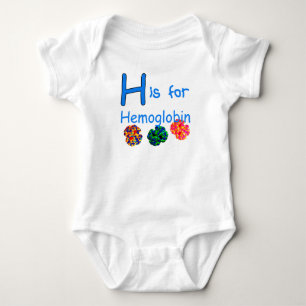 H ist für Hämoglobin Baby Strampler