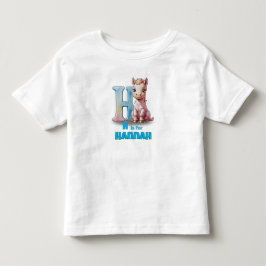 H ist für Hannah – Individuelles T-Shirt für Klein
