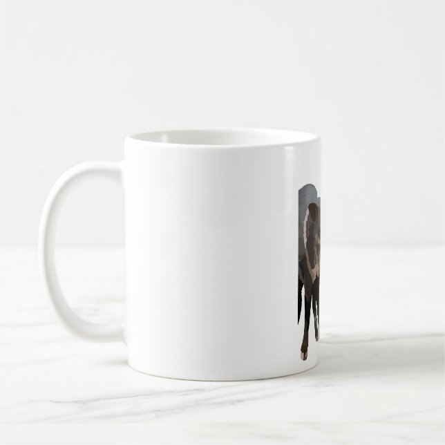 H ist für Hog Kaffeetasse (Links)