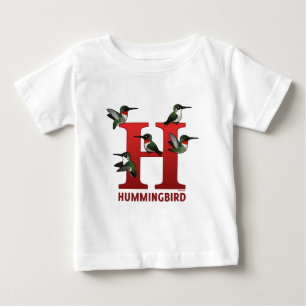 H ist für Hummingbird Baby T-shirt