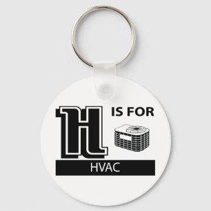 H ist für HVAC Schlüsselanhänger