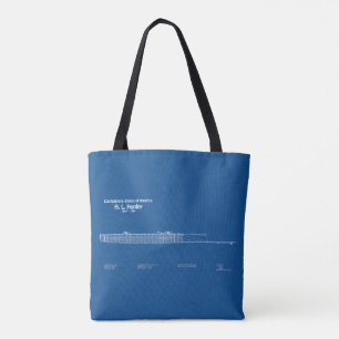 H. L. Hunley - Pläne für Schiffskonzepte ABD Tasche