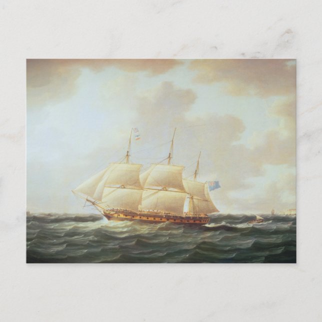 H.M.S. Minerva Postkarte (Vorderseite)