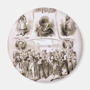 H.M.S. Pinafore-Vintages Theater Magnet