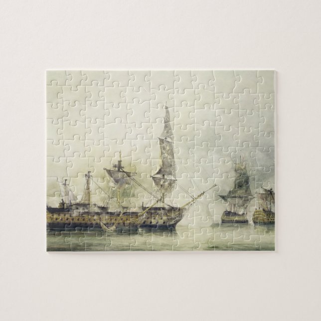 H.M.S. Sieg bei der Schlacht von Trafalgar 1805 ( (Horizontal)