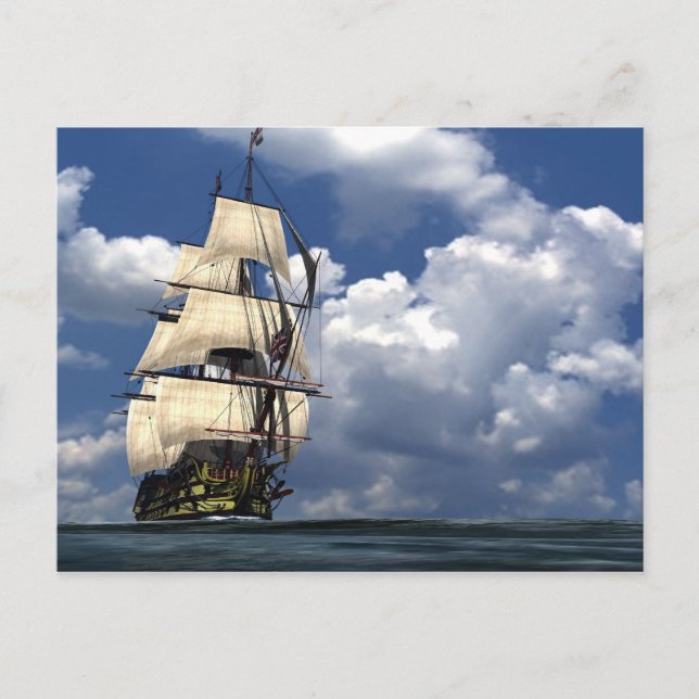 H.M.S. Sieg Postkarte (Vorderseite)