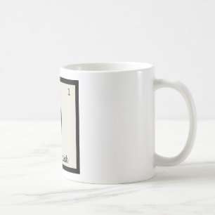 H - Meerrettich-Würze-Chemie-Periodensystem Kaffeetasse