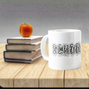 H. Metal Translucent-wht Jumbo-Tasse