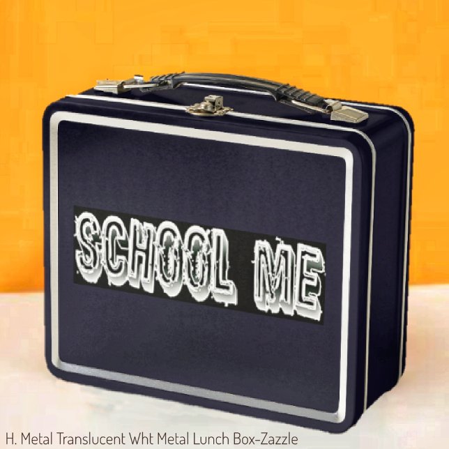 H. Metal Translucent-wht Metall Brotdose (Von Creator hochgeladen)