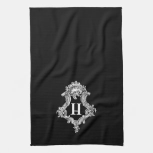 H Monogramm Initiale Küchentuch