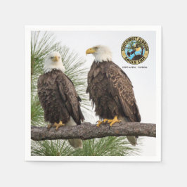 H&O Eagle Cam Cocktail Paper Napkins Serviette
