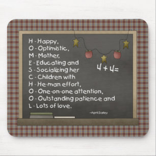 H.O.M.E.S.C.H.O.O.L. - Mousepad