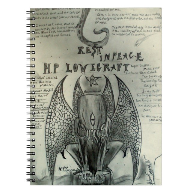 H.P. Carnet de Lovecraft (Devant)