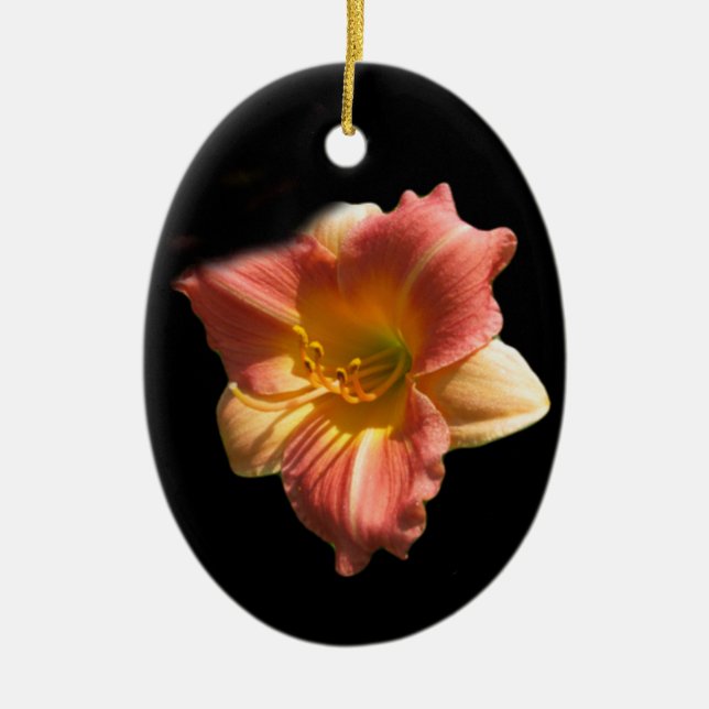 H. Prairie Blossom Taglilie Keramik Ornament (Vorne)
