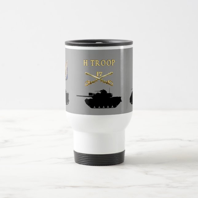 H sammeln sich 17. Kavallerieafvs-Tasse Reisebecher (Mittel)
