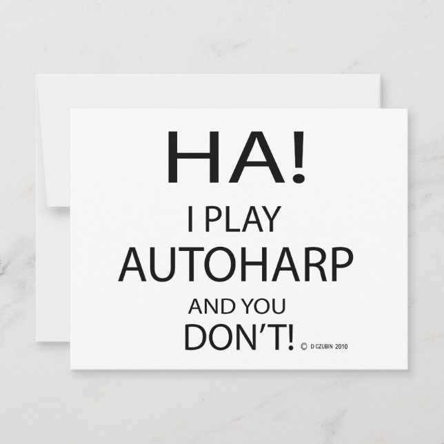 Ha Autoharp (Vorderseite)