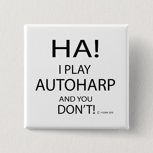 Ha Autoharp Button (Vorderseite)