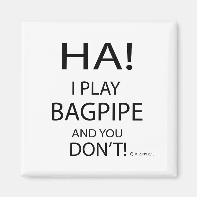 Ha Bagpipe Magnet (Vorne)