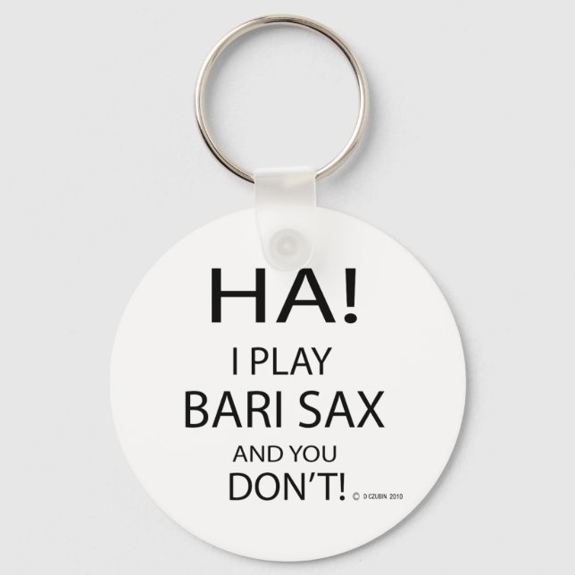 Ha Bari Sax Schlüsselanhänger (Vorderseite)