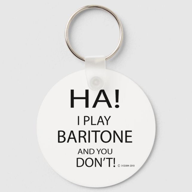 Ha Baritone Schlüsselanhänger (Vorderseite)
