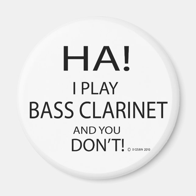 Ha Bass Clarinet Magnet (Vorne)