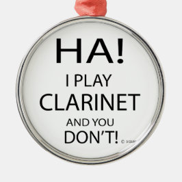 Ha Clarinet Ornament Aus Metall
