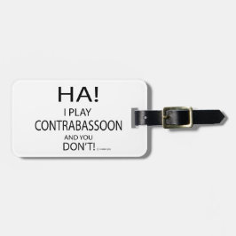 Ha Contrabassoon Gepäckanhänger