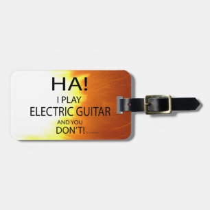 Ha Electric Guitar Gepäckanhänger