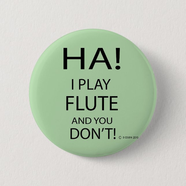 Ha Flute Button (Vorderseite)