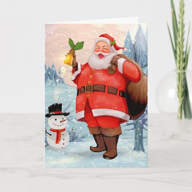 Ha Ha Frohe Weihnachtskarte Feiertagskarte (Vorderseite)